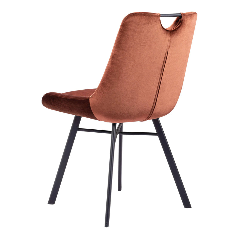 Tyler Dining Chair (Set of 2) Brown Dining Chairs LOOMLAN By Zuo Modern