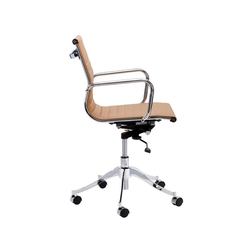 Tyler Leather Office Chair-Office Chairs-SUNPAN-LOOMLAN