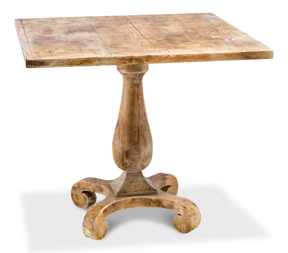 Wooden Square Bistro Table