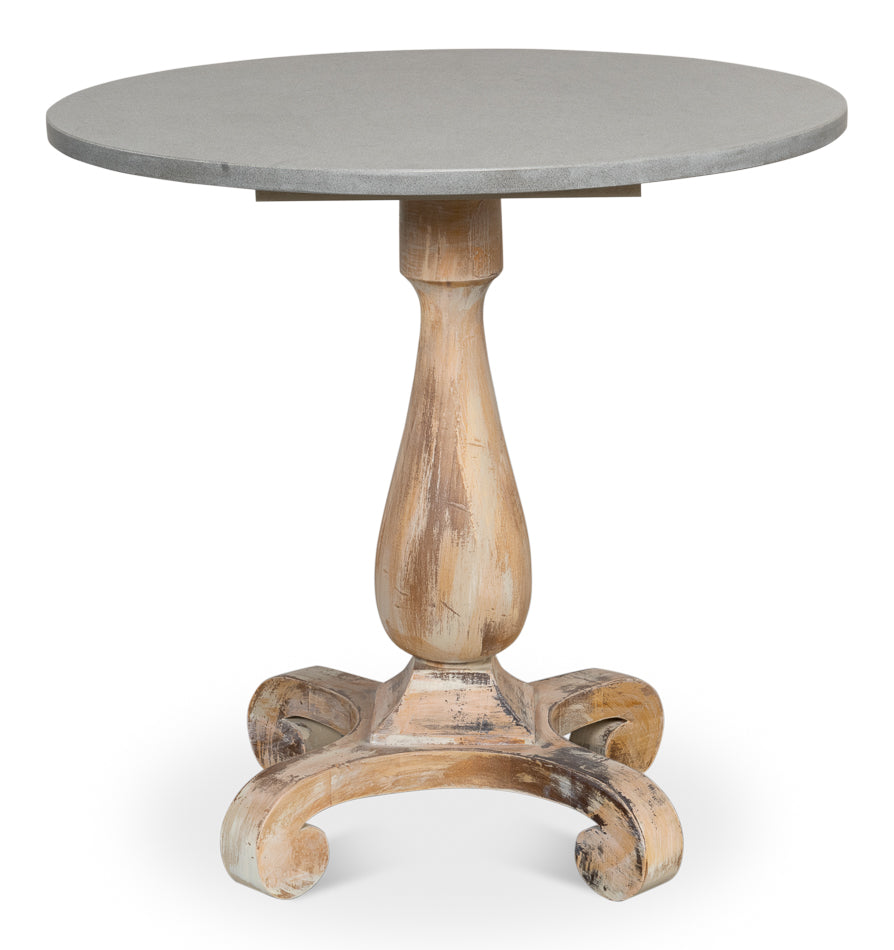 Stone Top Round Bistro Table