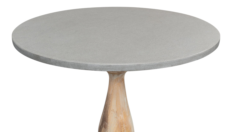 Stone Top Round Bistro Table