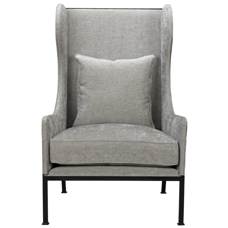 Tall Allende Fabric Upholstered Arm Chair