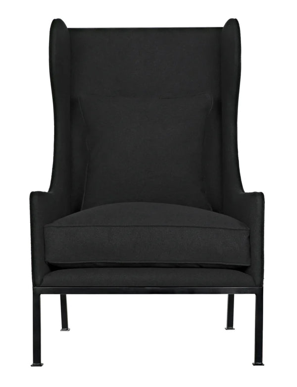 Tall Allende Fabric Upholstered Arm Chair