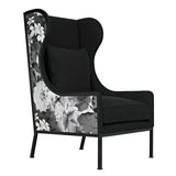 Tall Allende Fabric Upholstered Arm Chair