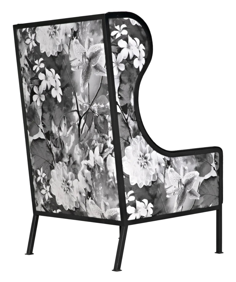 Tall Allende Fabric Upholstered Arm Chair