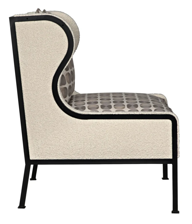 Allende Fabric Upholstered Armless Chair