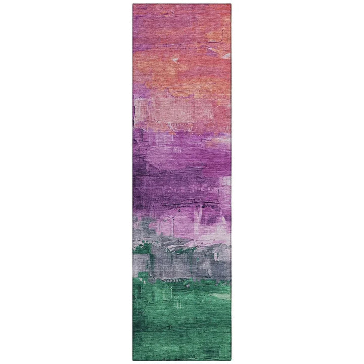 Umberelle Purple Washable Indoor - Outdoor Rug - LOOMLAN - LOOMLAN Rugs - Outdoor Rugs