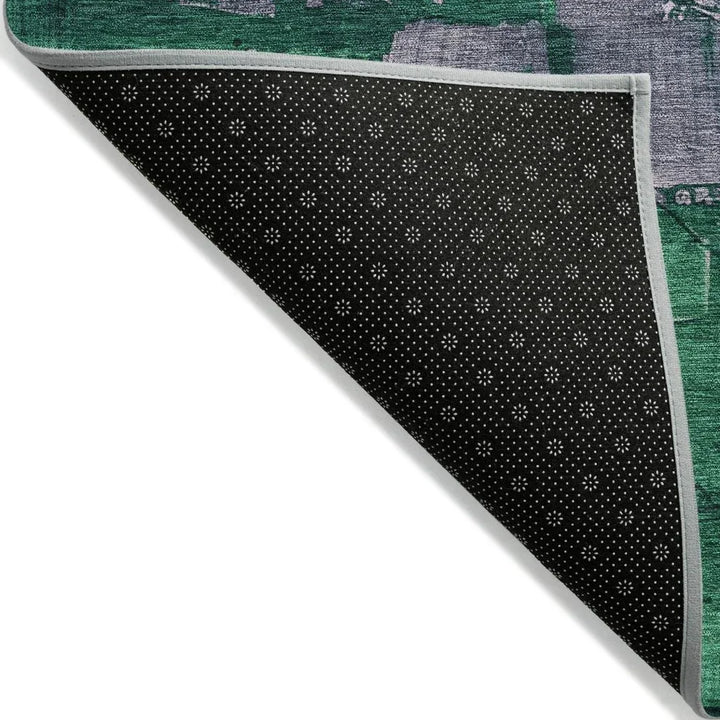 Umberelle Purple Washable Indoor - Outdoor Rug - LOOMLAN - LOOMLAN Rugs - Outdoor Rugs