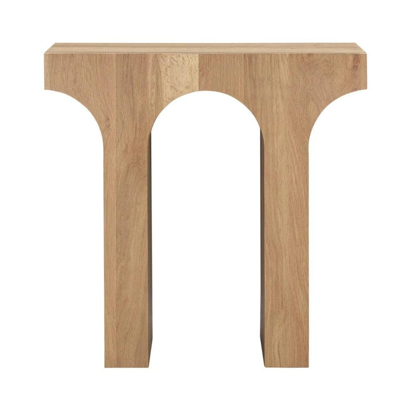 Umbrella Unique Arc Rectangular Side Table-Side Tables-LH Imports-LOOMLAN