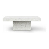 Una Minimalist Ivory Outdoor Coffee Table-Outdoor Coffee Tables-Urbia-LOOMLAN