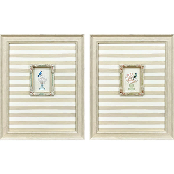 Underwater Collage Wood Framed Wall Art 2PC