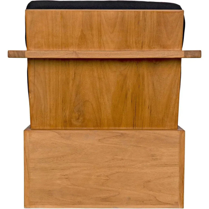 Ungaro Chair, Teak - LOOMLAN - Noir - Accent Chairs