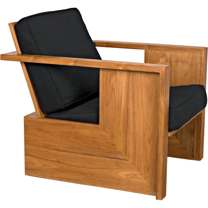 Ungaro Chair, Teak - LOOMLAN - Noir - Accent Chairs