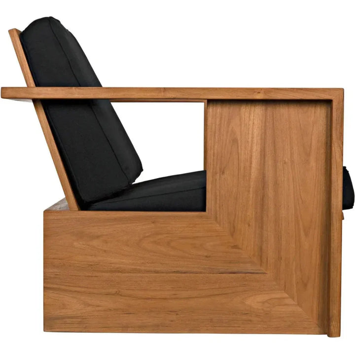 Ungaro Chair, Teak - LOOMLAN - Noir - Accent Chairs