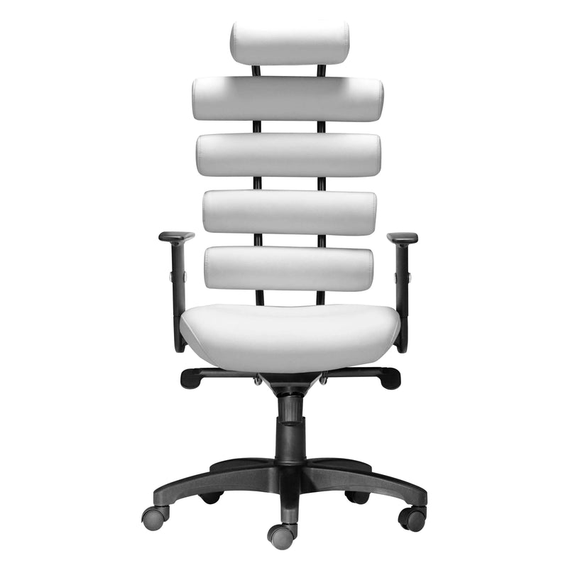 Unico Office Chair White Office Chairs LOOMLAN By Zuo Modern