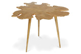 Unique Gold Side Table Gold Art Deco-Side Tables-Moe's Home-LOOMLAN