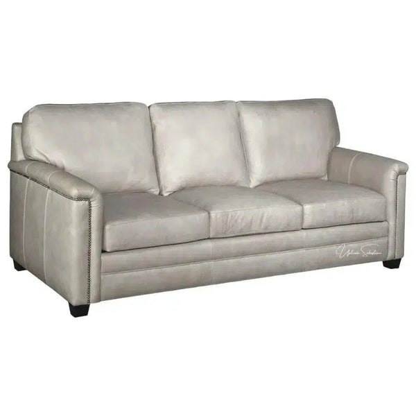 United We Sit Leather Sofa Made for Patriots - LOOMLAN - Uptown Sebastian - Sofas & Loveseats