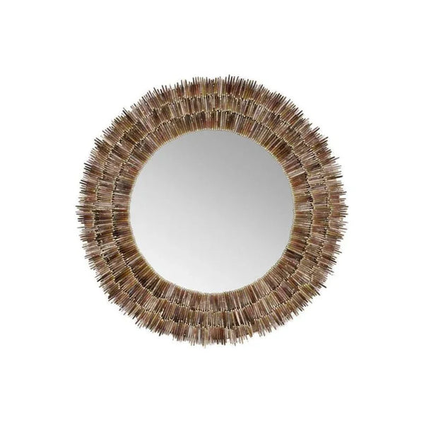 Urchin Spine Round Wall Mirror - LOOMLAN - Chelsea House - Wall Mirrors