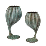 Utrecht Cast Aluminum Elegant Objects (Set Of 2 )