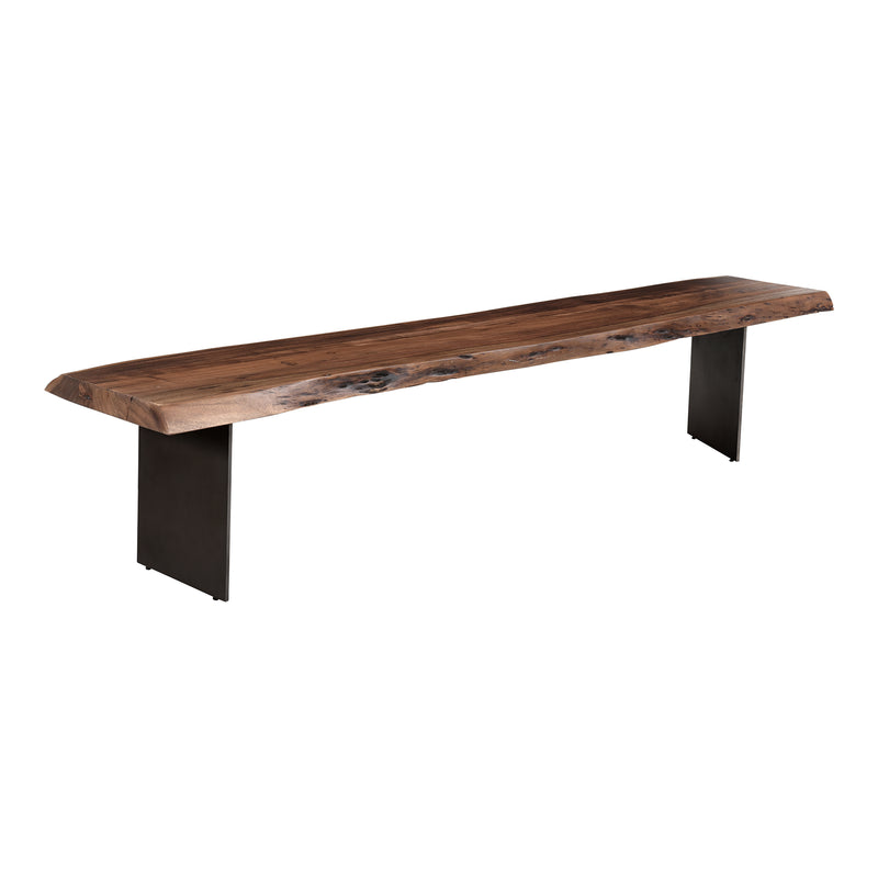 Howell Natural Solid Acacia Wood and Iron Dining Bench