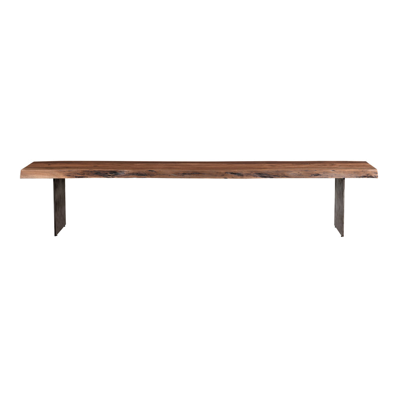 Howell Natural Solid Acacia Wood and Iron Dining Bench