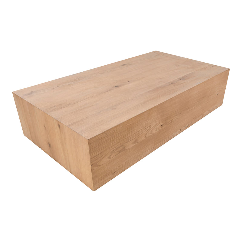 Acre Natural Solid Oak Rectangular Coffee Table