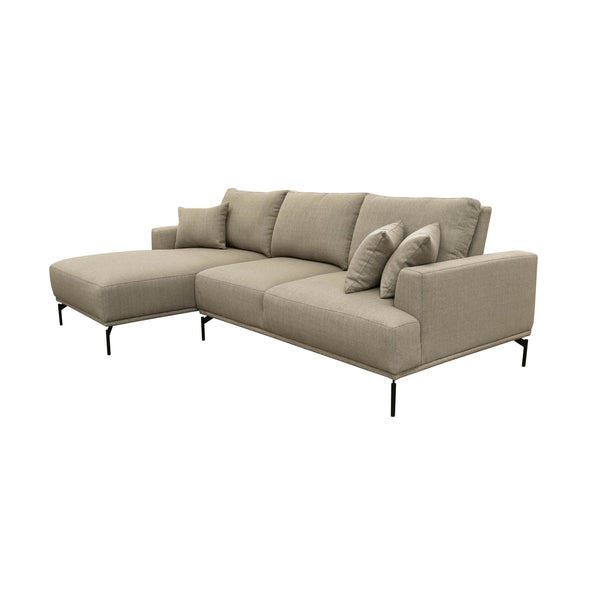 Valentino Adjustable Back Left Sectional-Sectionals-LH Imports-LOOMLAN