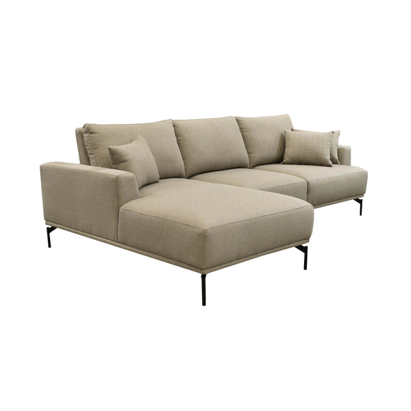 Valentino Adjustable Back Left Sectional-Sectionals-LH Imports-LOOMLAN