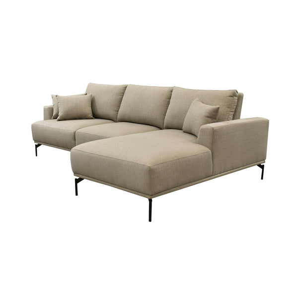 Valentino Adjustable Back Right Sectional-Sectionals-LH Imports-LOOMLAN