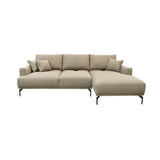 Valentino Adjustable Back Right Sectional-Sectionals-LH Imports-LOOMLAN