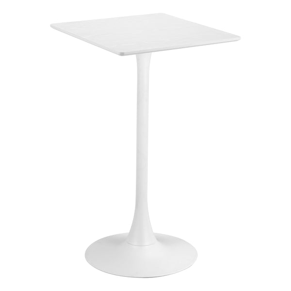 Valleta Bar Table White-Bar Tables-Zuo Modern-LOOMLAN