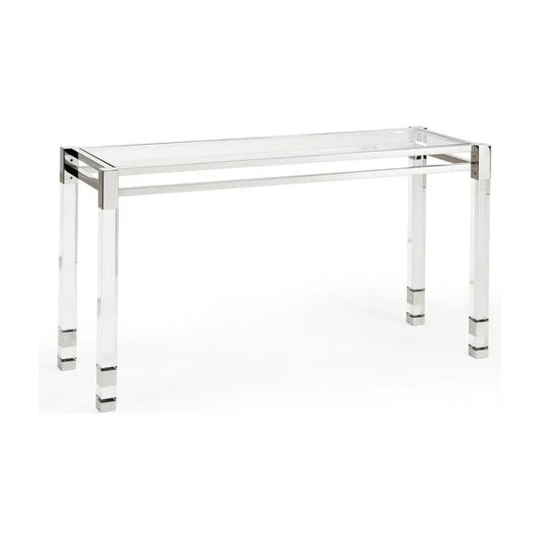 Vancouver Acrylic Made Clear Console Table - LOOMLAN - Chelsea House - Console Tables