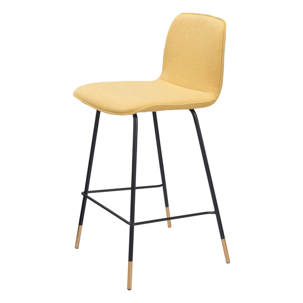 Var Counter Chair Yellow Counter Stools LOOMLAN By Zuo Modern