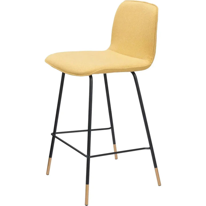 Var Counter Chair Yellow - LOOMLAN - Zuo Modern - Counter Stools