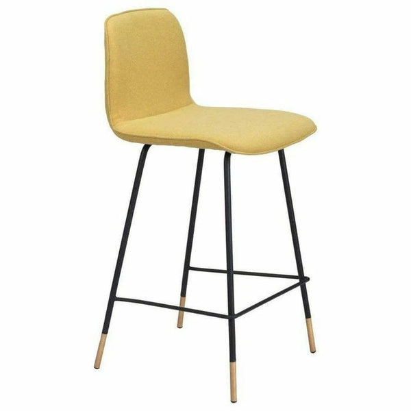 Var Counter Chair Yellow Counter Stools LOOMLAN By Zuo Modern
