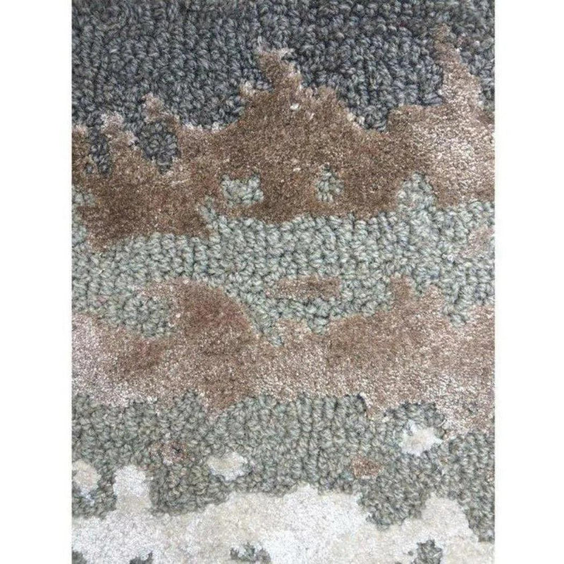 Varese Grey Blue Handmade Wool Rug