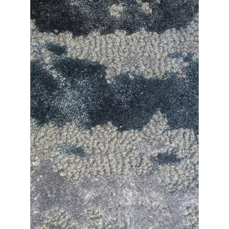 Varese Grey Blue Handmade Wool Rug