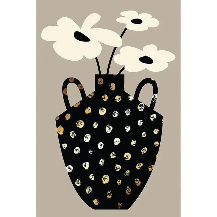 Vase Floral II Artwork d Canvas Floating - LOOMLAN - LOOMLAN - Canvas Art