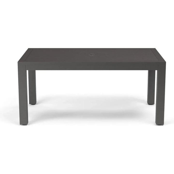 Vegas Aluminum Outdoor Dining Table-Outdoor Dining Tables-Sunset West-LOOMLAN