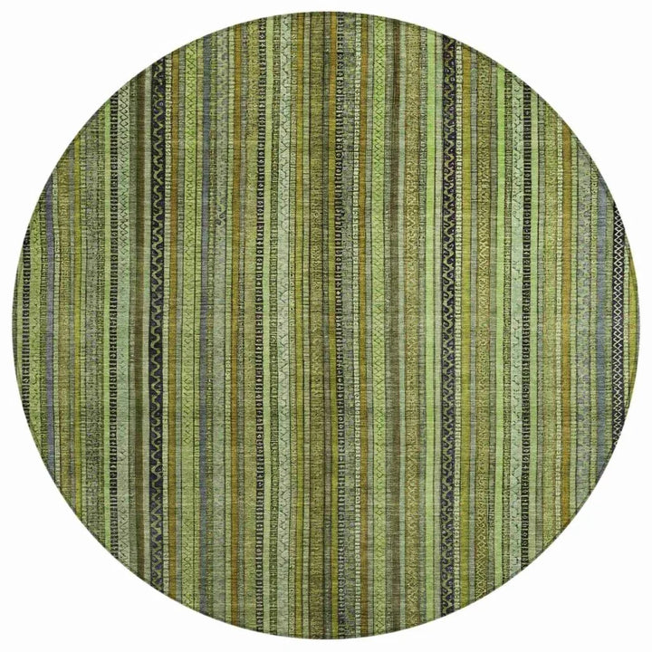 Velatrix Green Washable Indoor - Outdoor Rug - LOOMLAN - LOOMLAN Rugs - Outdoor Rugs