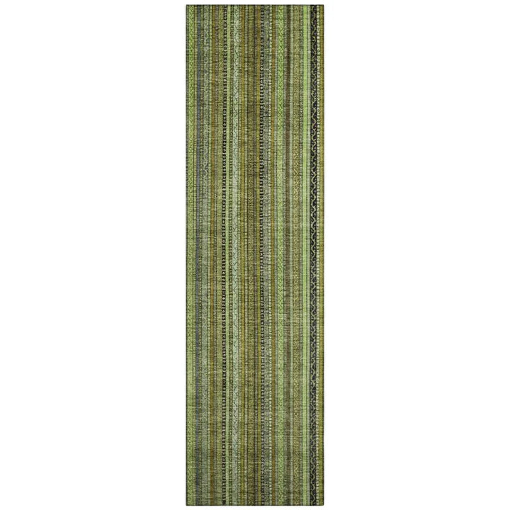 Velatrix Green Washable Indoor - Outdoor Rug - LOOMLAN - LOOMLAN Rugs - Outdoor Rugs