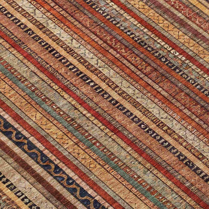 Velatrix Orange Washable Indoor - Outdoor Rug - LOOMLAN - LOOMLAN Rugs - Outdoor Rugs