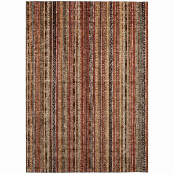 Velatrix Orange Washable Indoor - Outdoor Rug - LOOMLAN - LOOMLAN Rugs - Outdoor Rugs