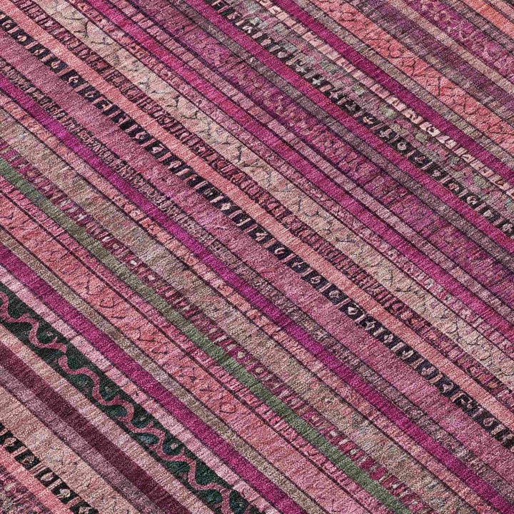 Velatrix Pink Washable Indoor - Outdoor Rug - LOOMLAN - LOOMLAN Rugs - Outdoor Rugs