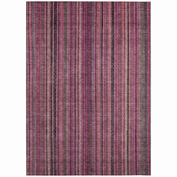 Velatrix Pink Washable Indoor - Outdoor Rug - LOOMLAN - LOOMLAN Rugs - Outdoor Rugs