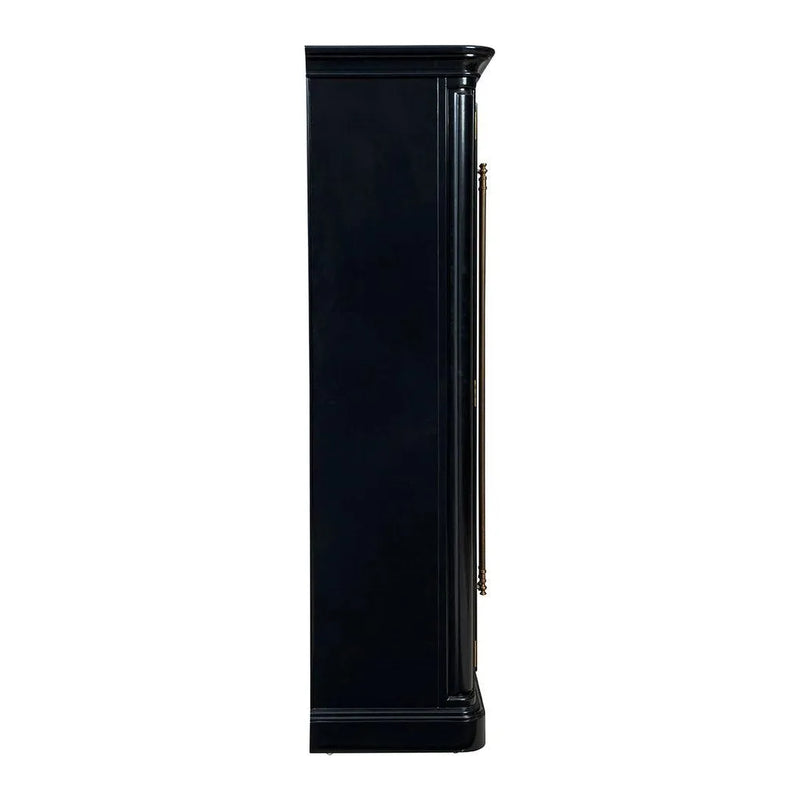 Veneto Solid Wooden Black Cabinet-Accent Cabinets-Furniture Classics-LOOMLAN