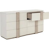 Venetta Dresser Soft Closing Drawers & Cream