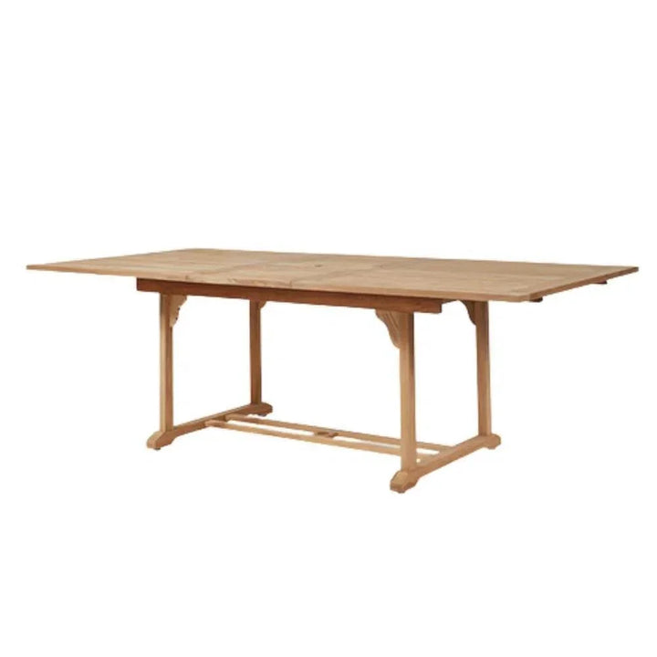 Teak Outdoor Dining Set with Extendable Table | LOOMLAN