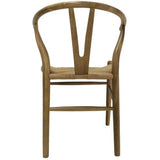 Ventana Armless Dining Chair-Dining Chairs-Moe's Home-LOOMLAN