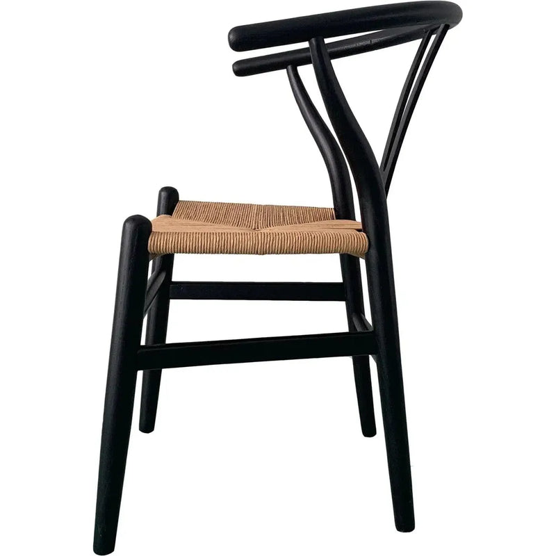 Ventana Armless Dining Chair-Dining Chairs-Moe's Home-LOOMLAN